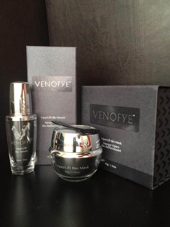Venofye ViperLift Mask and Serum with packaging