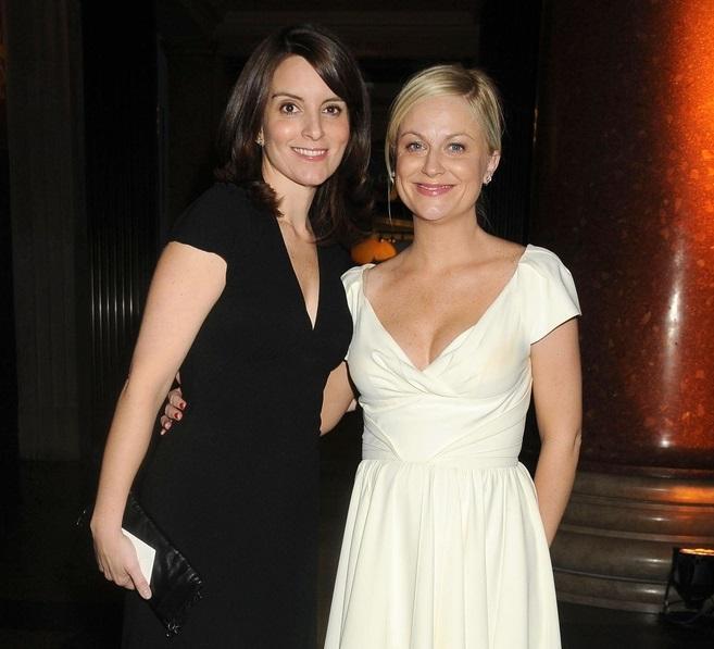 Tina Fey and Amy Poehler at an event