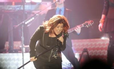 Kelly Clarkson on stage