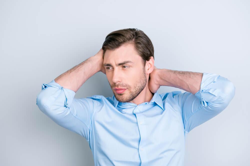 comb-over hair style