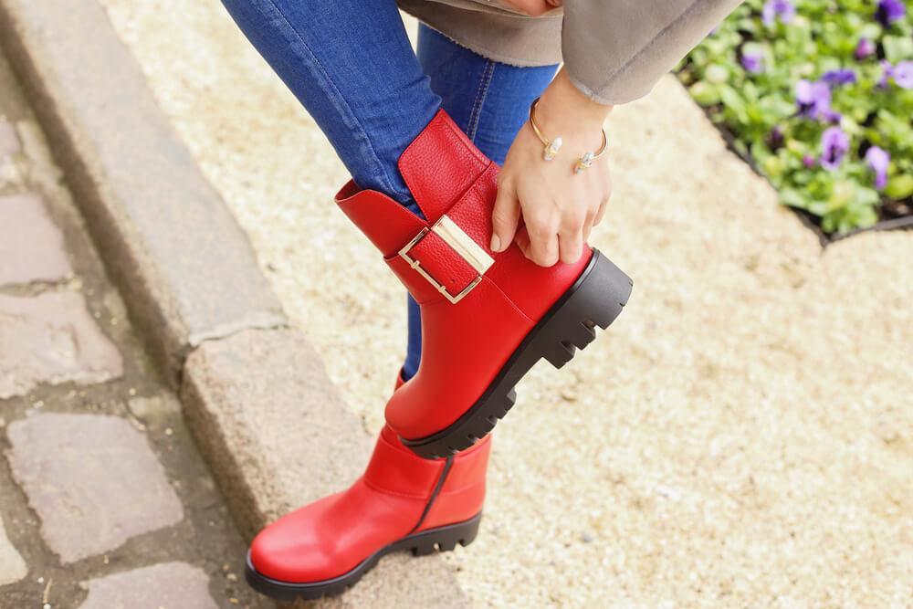 Red boots