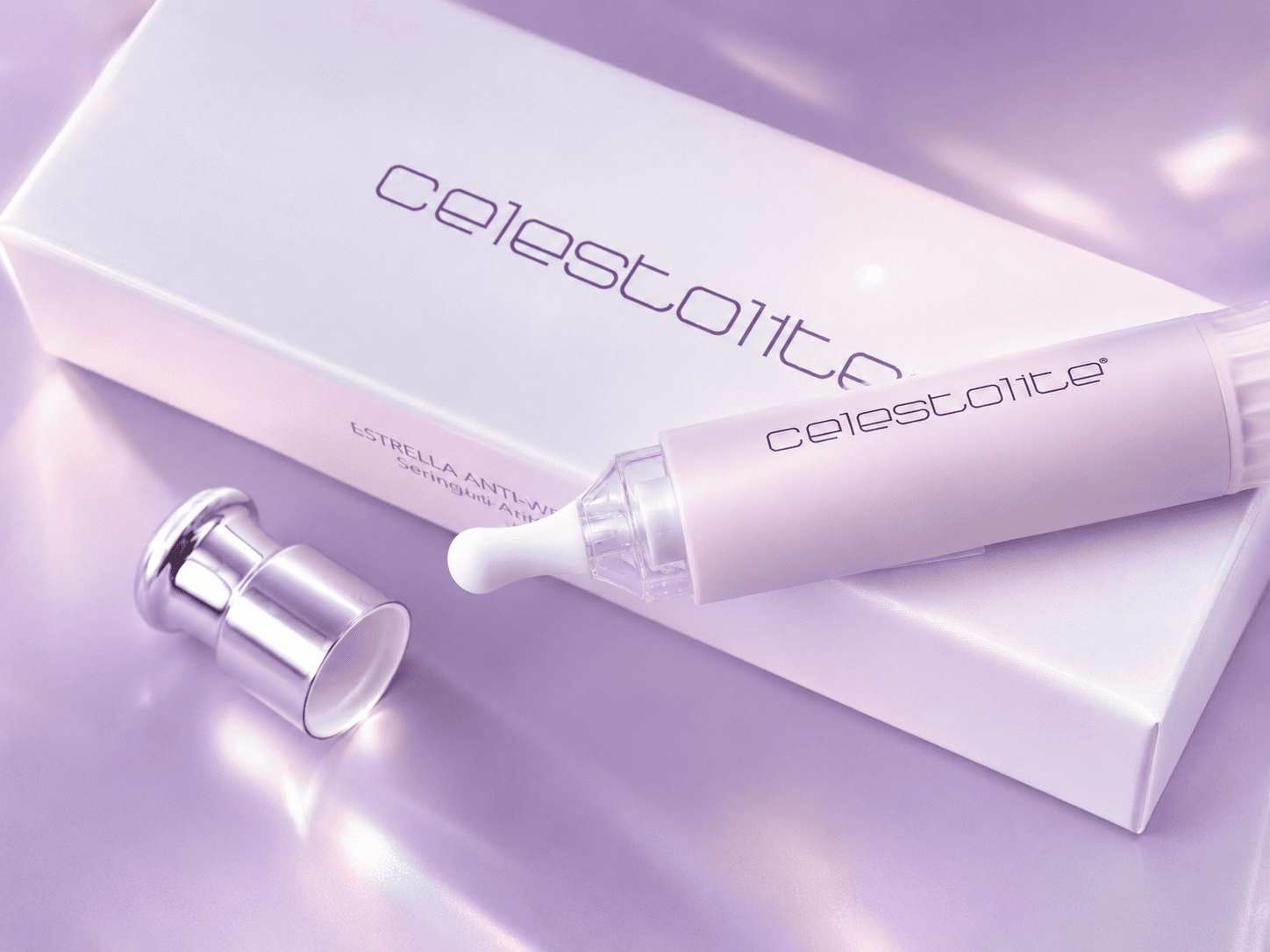 Celestolite Anti-Wrinkle Syringe next to box